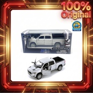 Motor Max 1:32 American Legends Collection 2019 RAM 1500 LARAMIE CREW CAB Silver Pull Back and Go Di