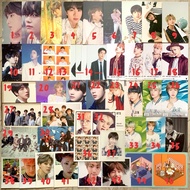 (PART I) BTS OFFICIAL POSTCARD MIC DROP CLEAR FILE MOTS WINGS TOUR DICON GROUP SG LENTI VT COSMETICS