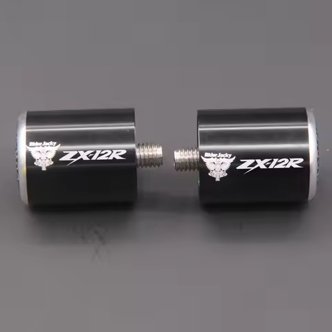 RiderJacky® Motorcycle Handle Bar Grips Ends Handlebar Cap Plug Slider For KAWASAKI NINJA ZX12R ZX-1