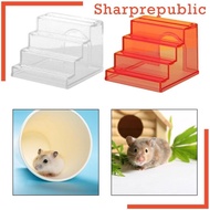 [Sharprepublic] Hamster Climbing Ladder Hideout Hamster House for Hedgehogs Gerbils Hamsters