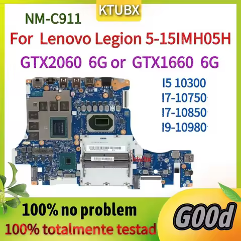 NM-C911 / NM-C921.For Lenovo Legion 5-15IMH05H Laptop Motherboard.with CPU i5 i7 i7 10th Gen.GPU RTX