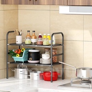 Dejavu Rak Panci Bawah Wastafel Kitchen Set Penyimpanan Dapur Serbaguna Stainless Steel yang Dapat D