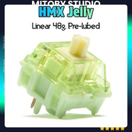 HMX Jelly Linear Switch Mitoby Studio Mechanical Keyboard Switch HMX switch prelube