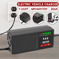 Ebike Charger 48V 60V 72V 12ah 20ah Smart Intelligent Charger Battery 48volts 3ah output Applicable 