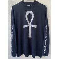 2025 New Style Retro 69 Eyes Helsinki Vampire Band Long Sleeve Printed Shirt 100% Cotton