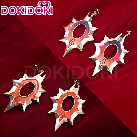 IN STOCK Mavuika Ear Clips Cosplay Glasses Game Genshin Impact DokiDoki Pyro Archon Women Natlan Acc