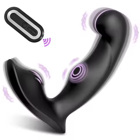 Butt Vibrator for Men Women Remote Control Vagina Stimulator 10 Modes Vibrating Stimulator for Adult