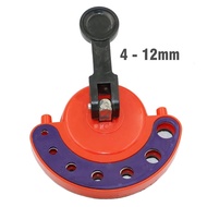 Adjustable 4-83mm Ceramic Drill Guide Tile Glass Openings Locator Hole Saw Sucker Base