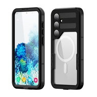 Samsung Galaxy S24 5G/S24 Plus 5G/S24 Ultra 5G Waterproof CaseSnowproof Dustproof Shockproof Built-i