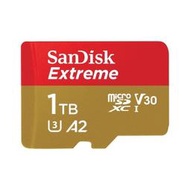 【SanDisk】Extreme microSDXC UHS-I V30 A2 1TB 記憶卡(公司貨)
