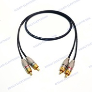 Cable 2 rca to 2 rca male audio cable rca male