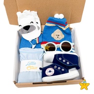 Hbk 6in1 Hampers Baby Newborn Baby Gift Set Gift Package Gift Set Newborn Baby Clothes Unisex Boy Girl 0 6 Months