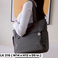 Lingky Umbrella Shoulder Bag Simple Design Size 14" 3 Zippers + 1 Hub Slot + 2 Side Channel (LK 316)