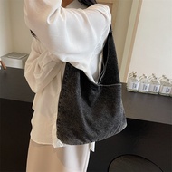 [Wear-Resistant Wash-resistant] Denim Bag Women 2025 Underarm Large-Capacity All-Match Fashion New S