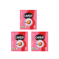 Cafe21 - 2in1 Low Fat Coffeemix 14g x 18 Sticks Bundled Pack No Cholesterol No Sugar Added Ideal for Health-Conscious Coffee Aficionados Best for Daily Energizing Kickstart with Colombian Arabica Blend