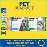 Frontline.zPlus>rr^o{Spot-On^d/kills^c$fleas/g^&$C/ticks^V$Pet Anti Flea Medicine