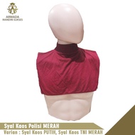 MERAH Red Police T-Shirt Scarf | White T-Shirt Scarf | Red TNI T-shirt scarf