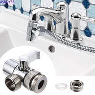 ASBOYSS Faucet Adapter 3 Way Tee Kitchen Toilet Bidet Shower Head Diverter Diverter Valve Water Tap Connector