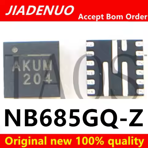 (5-10PCS)100% New NB685GQ-Z NB685GQ NB685G NB685 AKUF AKU.. QFN-16 Chipset