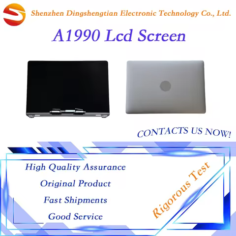 For MacBook Pro Retina 15-inch A1990 Full LCD Screen Assembly Display Space Gray Silver 2018-2019 Ye