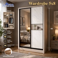 (siap pasang)Mesra- wardrobe 5x8 / wardrobe / 5x8 almari baju / 5x7 wardrobe / cabinet / almari baju