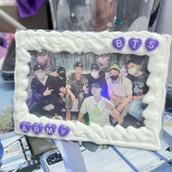 Acrylic Casing photocard Deco cream BTS ARMY