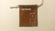 Line Friends－熊大 棕色束口袋 $25
