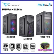 Alcatroz Azzura Millenia M500, M600, M800 PRO ATX PC Desktop Case With 235W Psu