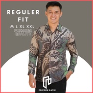 KEMEJA Men's Batik Shirts - Men's Batik Shirts - Men's Batik Shirts - Men's Long Sleeve Shirts - Pripoen Batik Shirts