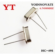 100pcs/lot 6.7458MHZ 6.7458 crystal oscillator best quality.