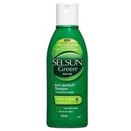 澳洲 Selsun Green 特效止癢去屑洗髮水200ml 綠色