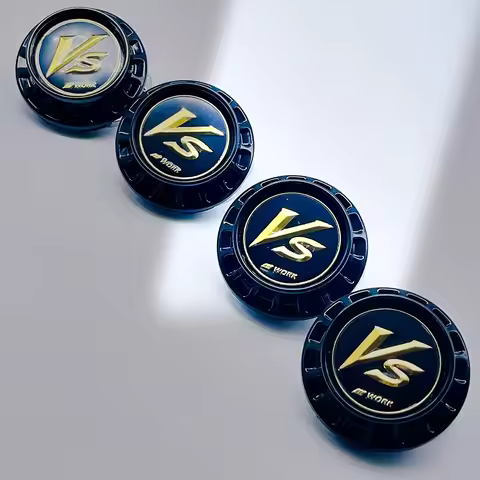 4pcs/Set 3D High Quality 67mm Car Wheel Hub Cover Center Caps for VS W Work Racing Styling Badge Dec