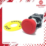 TOMBOL EMERGENCY STOP PUSH BUTTON LOCK EMERGENCY BUTTON/ PERTAMINI POM MINI SPARE PARTS - ESTUSAE