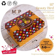50pcs Dus Martabak R7 Beauty BIRD Kotak Terang Bulan 19x14 Box Nasi