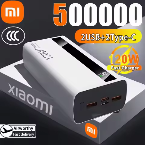 Xiaomi Power Bank 500000mAh Large Capacity Power Bank 120W Fast Charging PD20W Suitable For All Mobi