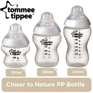 Tommee Tippee Botol Susu Bayi Closer To Nature Clear 150Ml 260Ml 340Ml