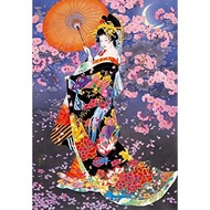 Epock 300 Piece Jig Saw Puzzle Illustration/Art Haruyo Sakura (26 x 38cm) 26-344S With Hello with Hella with Scoring Ticket Epoch