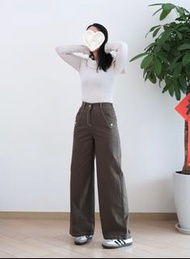 Moci韓國春季扯布褲
