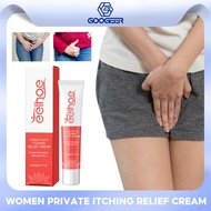 EELHOE 20g Women Intimate Private Part Cream Body Odor Cream Antibacterial Itching Eczema Fast Itchi