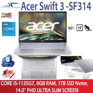 Acer Swift 3 | Swift 5 | Ultra-thin Silver| Blue Laptop (Core i5-11 Gen, Core i7-10| 8GB LPDRam, 1TB
