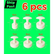 6pcs 4cm, 5cm, 6cm , 7cm, 8cm, 9cm Tart Tamper Tart Presser Tart Shell Maker