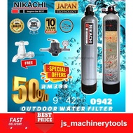 NIKACHI Outdoor water filter Original100% 0942 9" 42" Penapis Air Filter Halal memang bersih dan ber