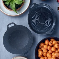 Non-Stick Maifan Stone Grill Pan Korean Grill Pan Kuali Batu Camping Grill Pan Korea Griddle Grill P