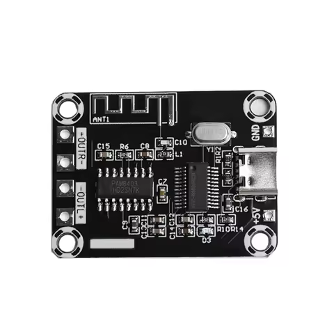 XH-A155 PAM8403 Bluetooth Digital Amplifier Board 5W+5W 2 Channel Type-C Class D Audio Amplifier Boa