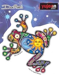 Dan Morris - NIGHT DAY FROG - 4.5" X 4.2" - Extra Long Lasting, In/Outdoor, Weather/UV Resistant, Cl