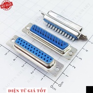 [5 Pieces]- DB25 Port Female 25 Pins Straight 2 Rows Solder Electronic Wire Connector 886