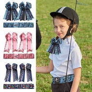 Equestrian Bow Children Girls Riding Dedicated Streamer Bow Hair Clip Equestrian Belt 4.19