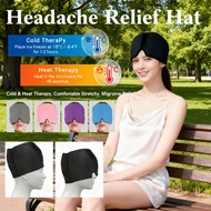 Solid Headband Gel Therapy 35% Wrap - Relief Eyes Dry, Fever, Migraine, Headache, Heat & Cold