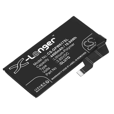 3.85V 4400mAh Mobile, SmartPhone Battery GLU7G for Google Pixel 6a, GB17L, Pixel 6a 5G, GB62Z, GX7AS