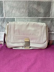 MATIN KIM beige buckle bag shoulder bag